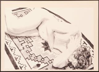 Phillip Pearlstein - Reclining Nude