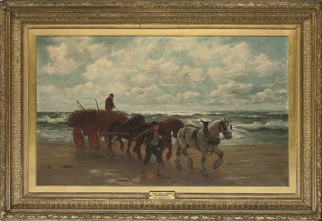 Phillip Richard Morris, A.R.A. - The Sea Weed Gatherers