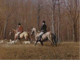 Phillip Sanders - The East Kent Hunt At Elham Forset