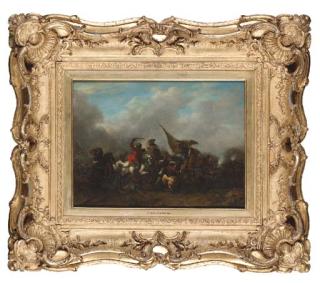 Phillips Wouwerman - A cavalry skirmish