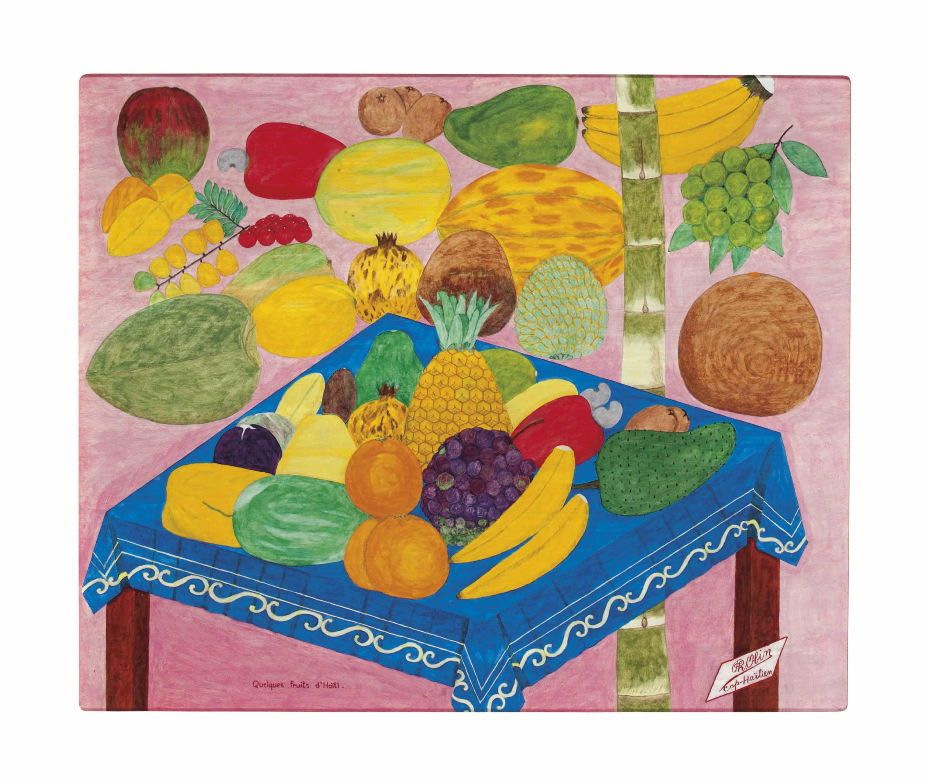 Philomé Obin - Quelques fruits d\'Haïti