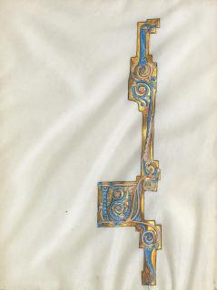 Phoebe Anna Traquair HRSA - Illumination featuring serpentine creatures