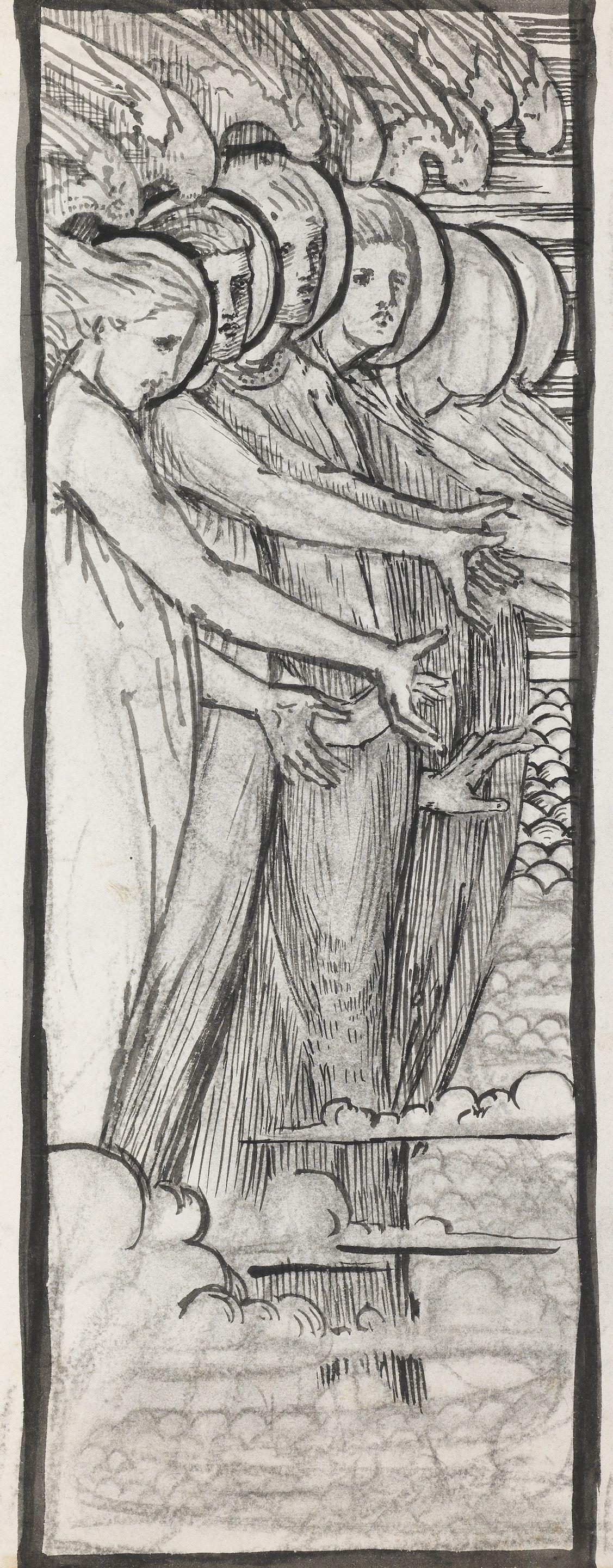 Phoebe Anna Traquair HRSA - Study for The Souls of the Blest