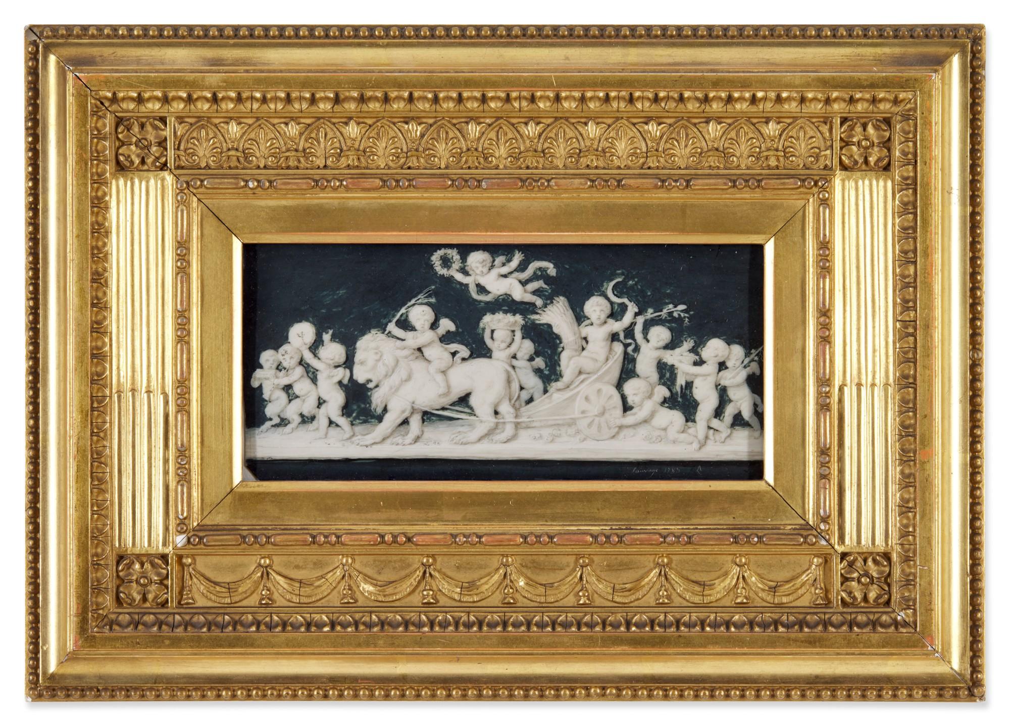 Piat-Joseph Sauvage - Allegory Of Summer; Together With An Allegory Of Autumn