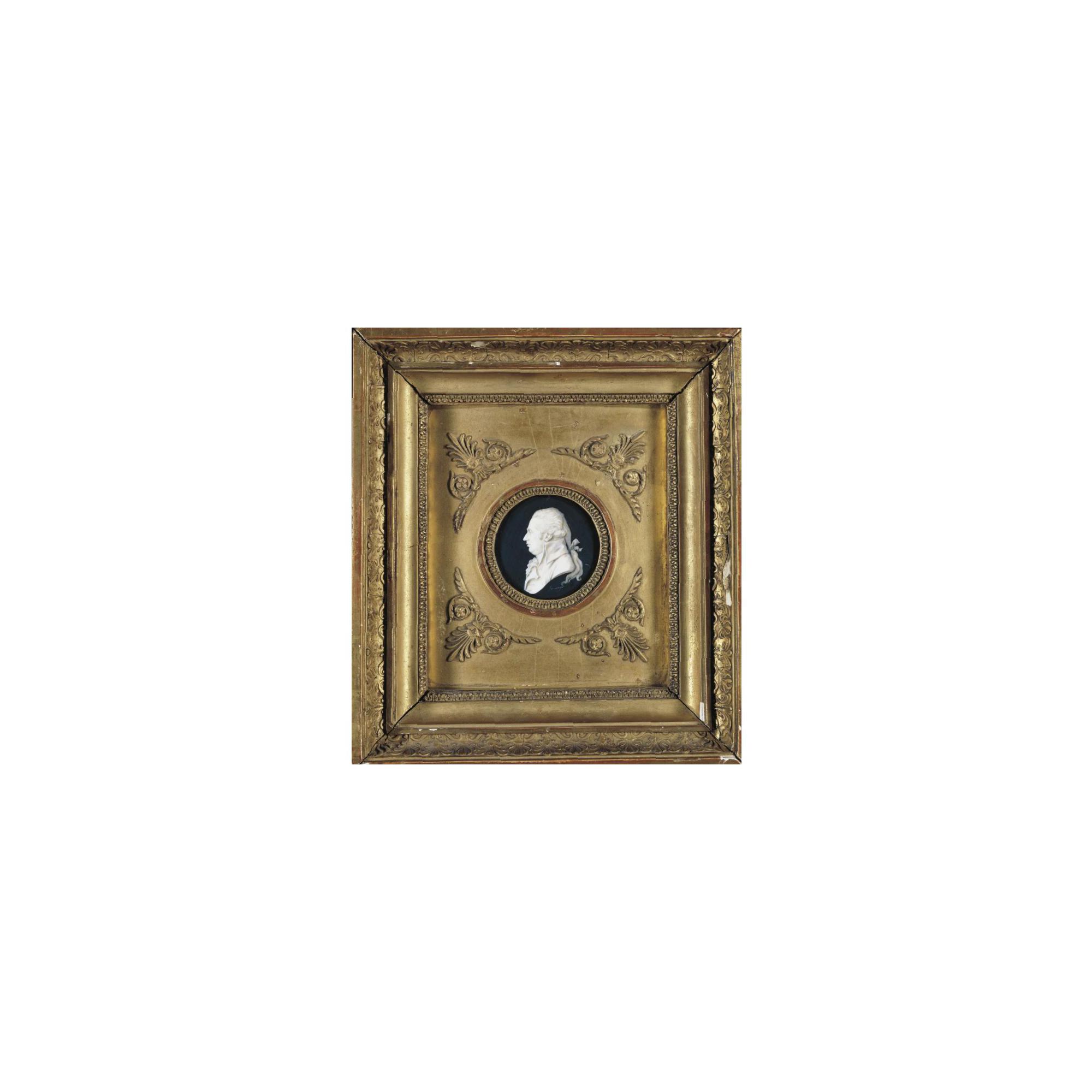 Piat Joseph Sauvage - Portrait Miniature Of The Comte De Provence, Later Louis Xviii, King Of France  