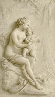 Piat-Joseph Sauvage - Venus And Cupid