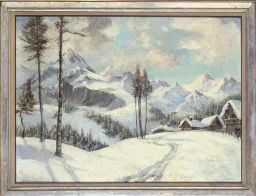 Pier-Antonio Gariazzo - The Alps In The Evening Sun