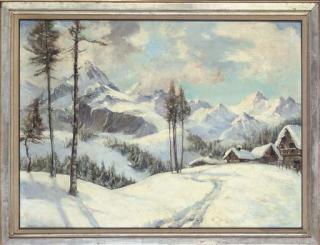 Pier-Antonio Gariazzo - The Alps In The Evening Sun