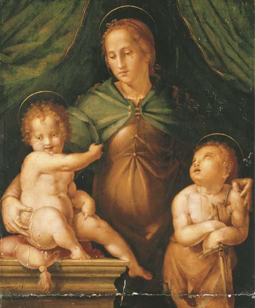 Pier Francesco di Jacopo Foschi - The Madonna and Child with the infant Saint John the Baptist