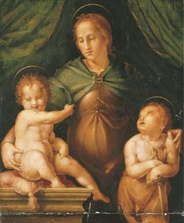 Pier Francesco di Jacopo Foschi - The Madonna and Child with the infant Saint John the Baptist