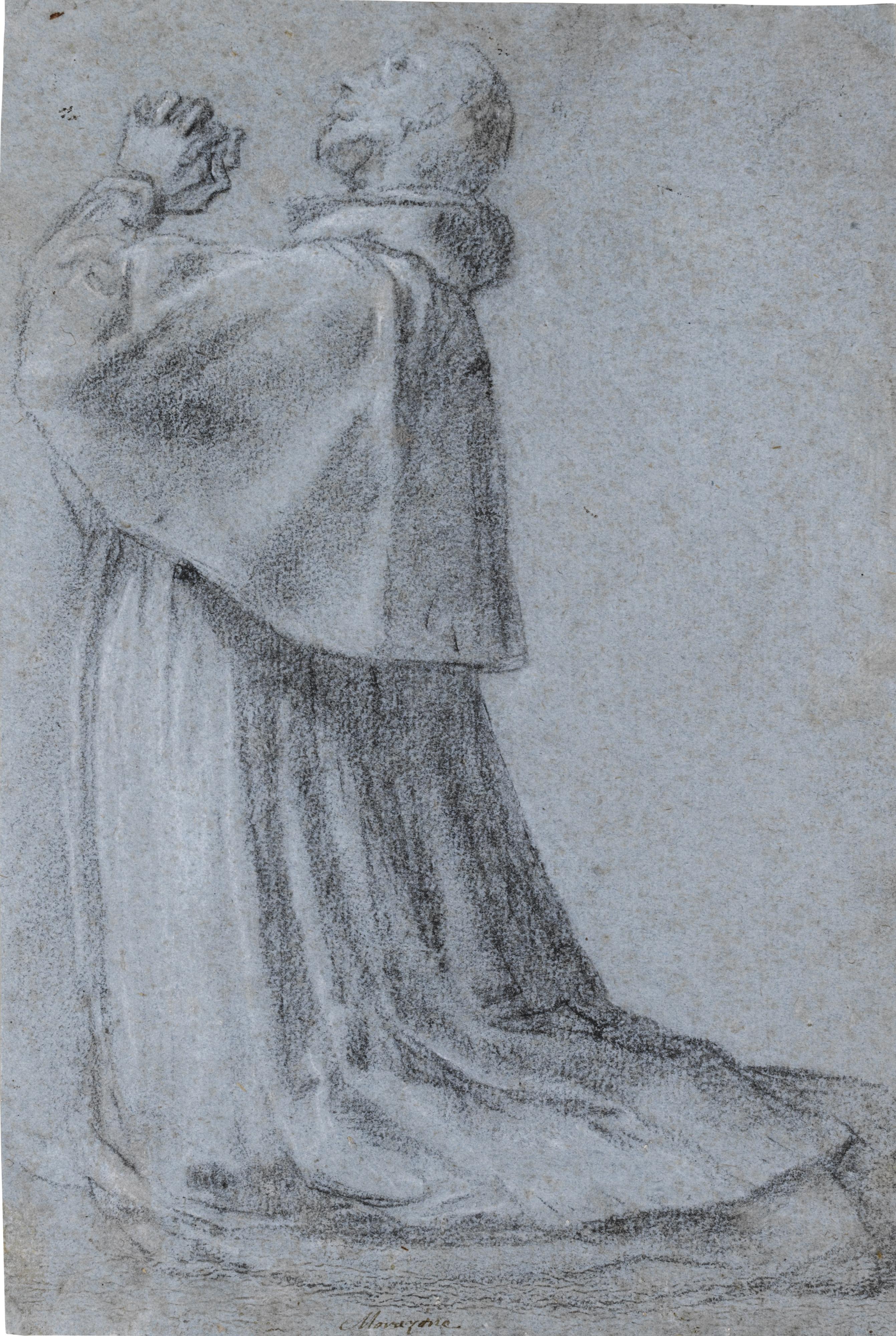 Pier Francesco Mazzucchelli, Il Morazzone - San Carlo Borromeo Kneeling, His Hands Joined In Prayer