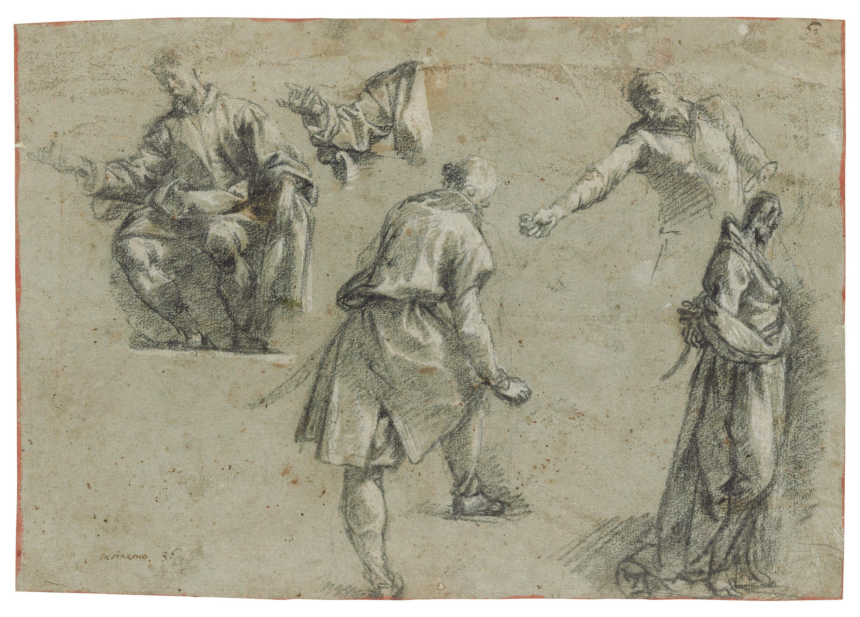 Pier Francesco Mazzucchelli, Il Morazzone - Studies for Christ before Caiaphas