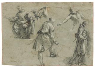 Pier Francesco Mazzucchelli, Il Morazzone - Studies for Christ before Caiaphas