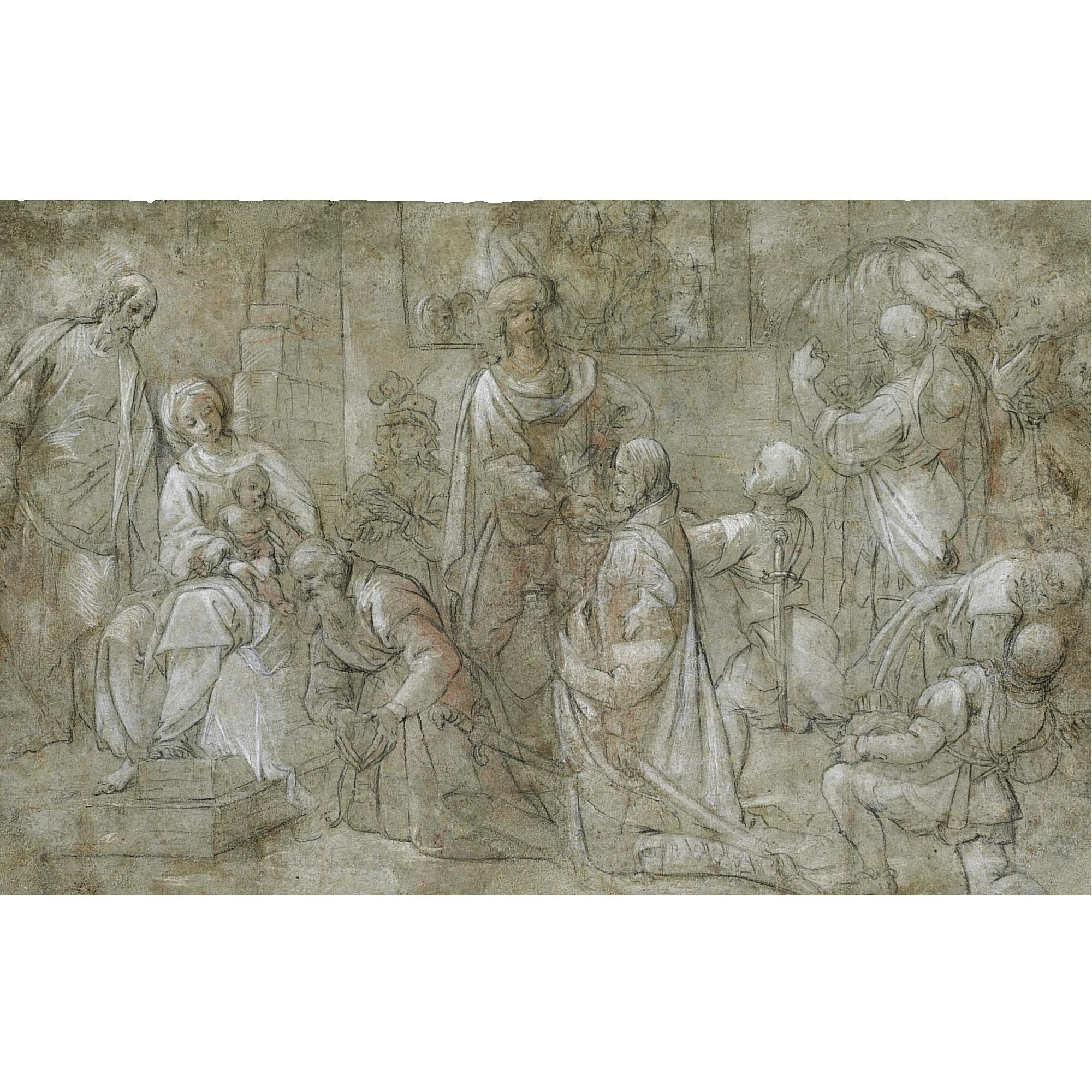 Pier Francesco Mazzucchelli - The Adoration Of The Magi