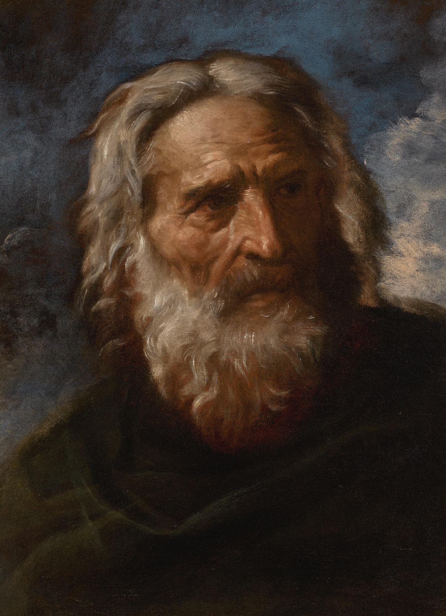Pier Francesco Mola - Portrait Of A Bearded Man, Possibly The Artist\'S Father
