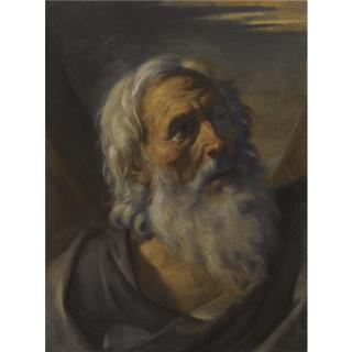 Pier Francesco Mola - Saint Andrew, Head And Shoulders 