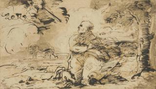 Pier Francesco Mola - The Vision Of Saint Jerome