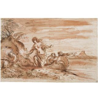 Pier Francesco Mola - Venus Rescuing Aeneas