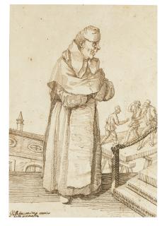 Pier Leone Ghezzi - A Caricature Of A Dominican Friar
