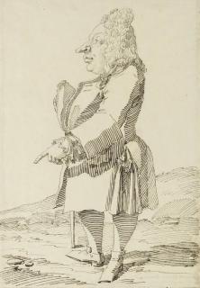 Pier Leone Ghezzi - Caricature of Baron Monbira