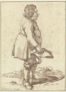 Pier Leone Ghezzi - Caricature of the gardener at the Villa Sacchetti