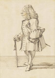 Pier Leone Ghezzi - Portrait Of M. Gervasi