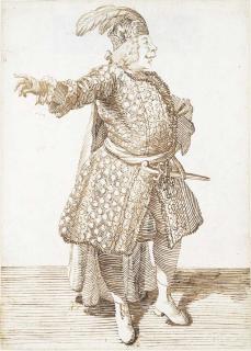 Pier Leone Ghezzi - Portrait of the castrato Gaetano Caffarelli