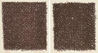 Piero Dorazio - Konvolut von 2 Serigrafien.