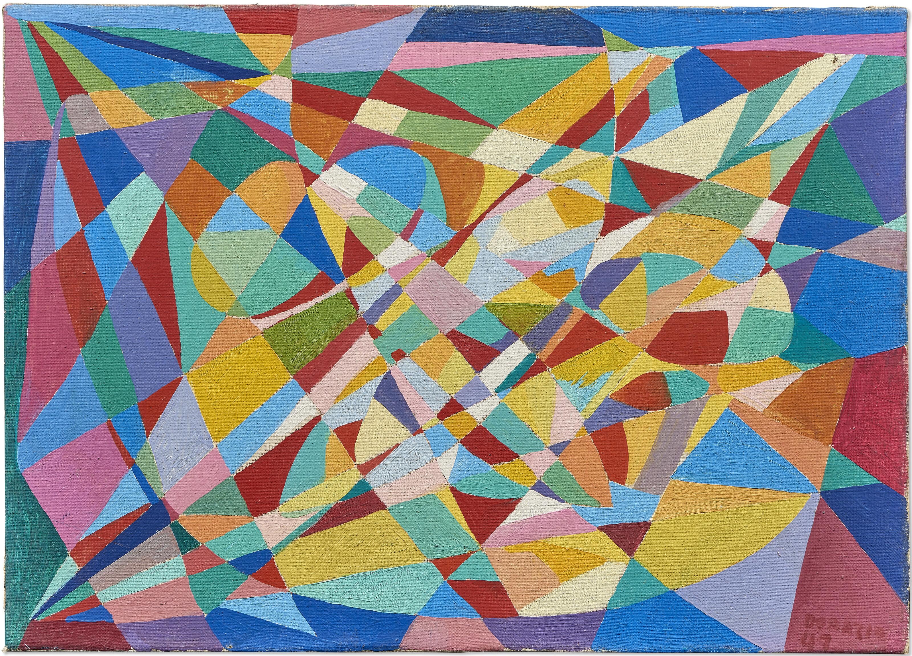 Piero Dorazio - Senza titolo (Natura morta)