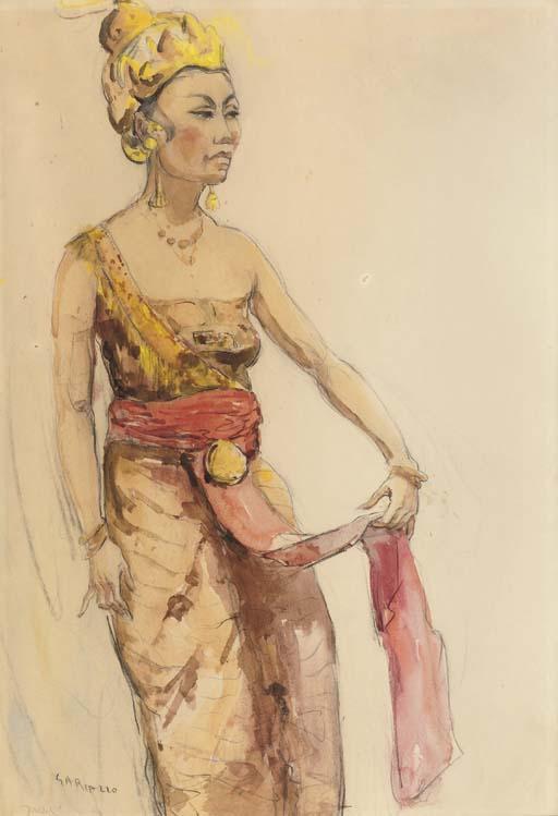 Piero Gariazzo - Javanese dancer