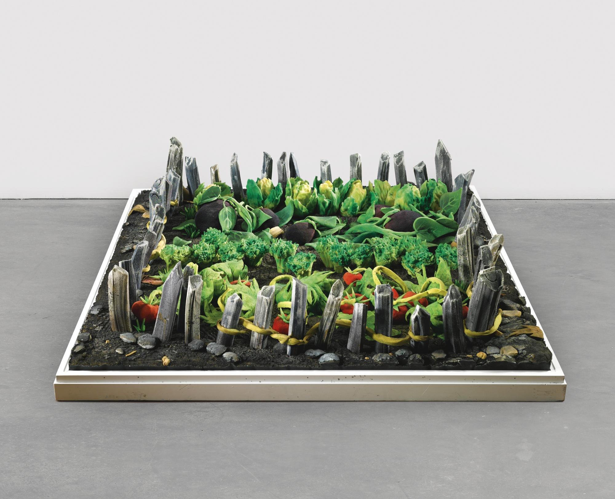 Piero Gilardi - Orticellosigned, Titled, Dated 1966 And Inscribed Restored In 1985 On The Reverse, Painted Polyurethane