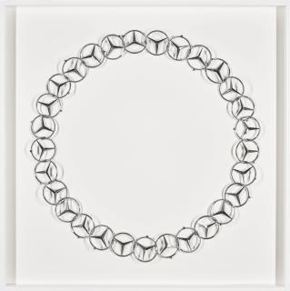 Piero Golia - 29 Mercedes Hood Star Circle