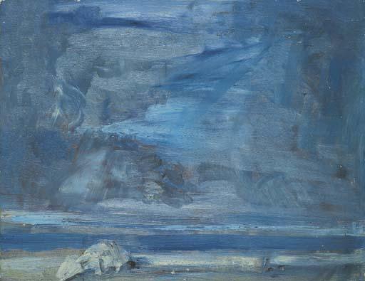 Piero Guccione - Marina (Studio per Concilio Baconiano)