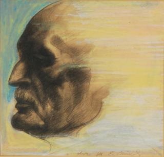 Piero Guccione - Studio per Edward Munch