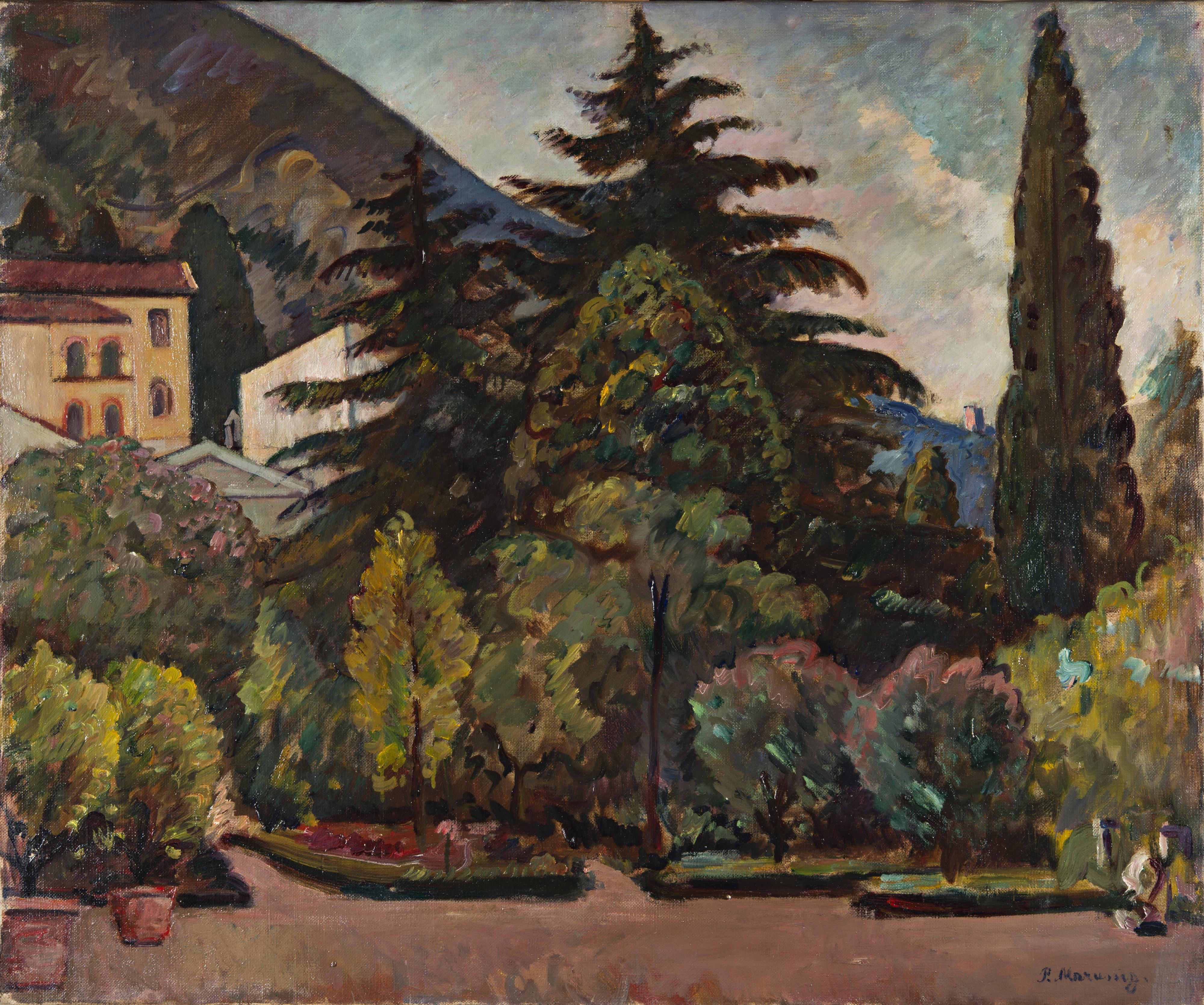Piero Marussig - Il giardino della villa