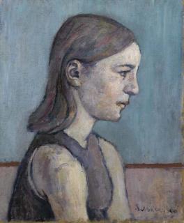 Piero Marussig - Testa di bimba