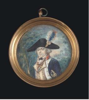 Pierre Adolphe Hall - Portrait de ... d\'Auvergne devant la prise de la Bastille