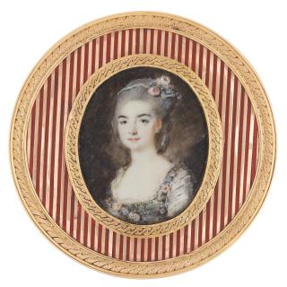 Pierre Adolphe Hall - Portrait of a lady, circa 1775