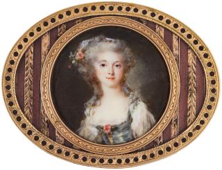 Pierre Adolphe Hall - Portrait of a lady, circa 1780