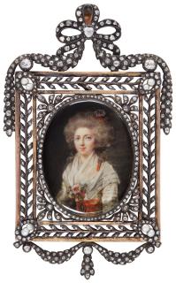 Pierre Adolphe Hall - Portrait Of A Lady, Circa 1785