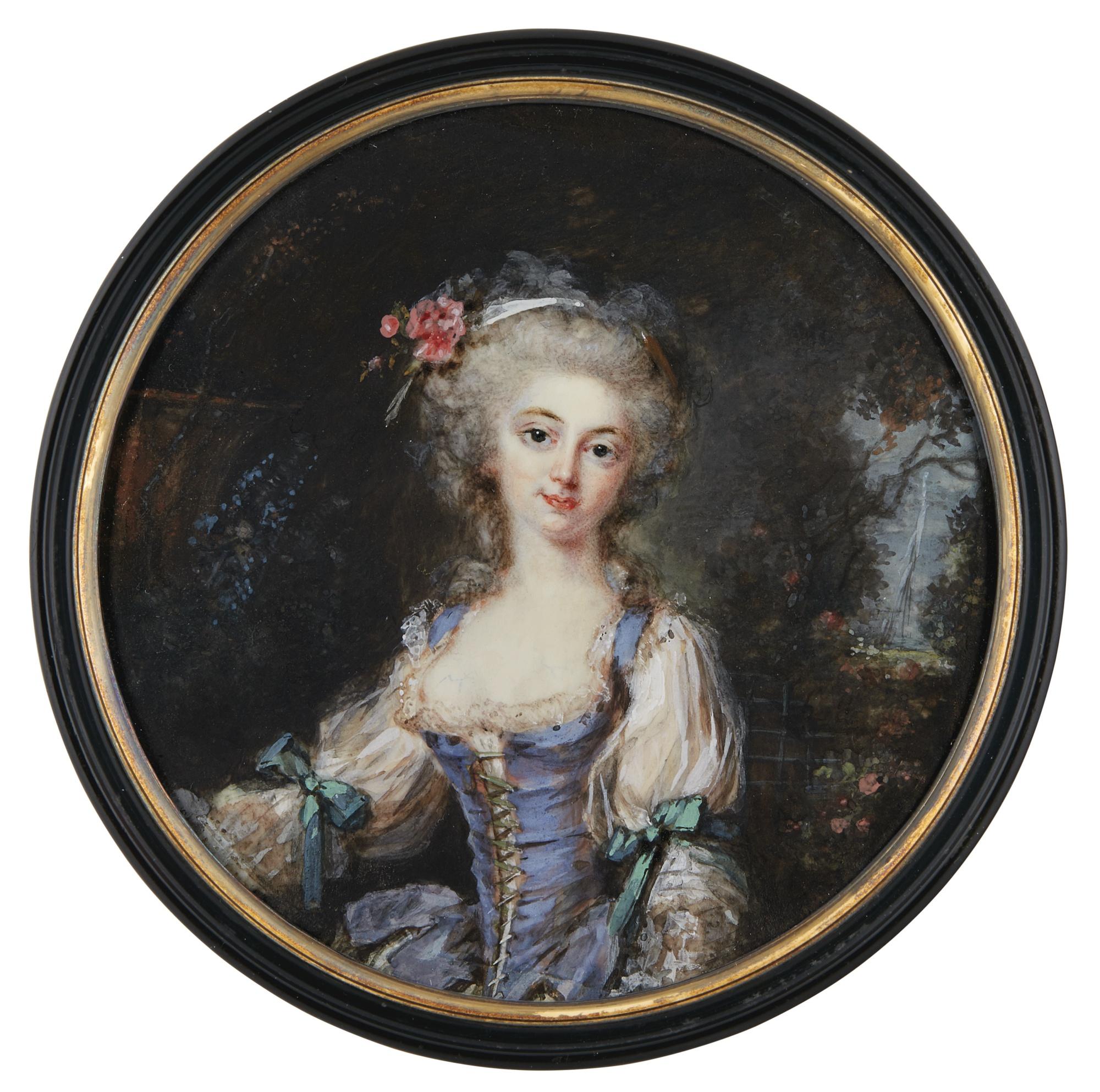 Pierre Adolphe Hall - Portrait Of A Lady, Circa 1785