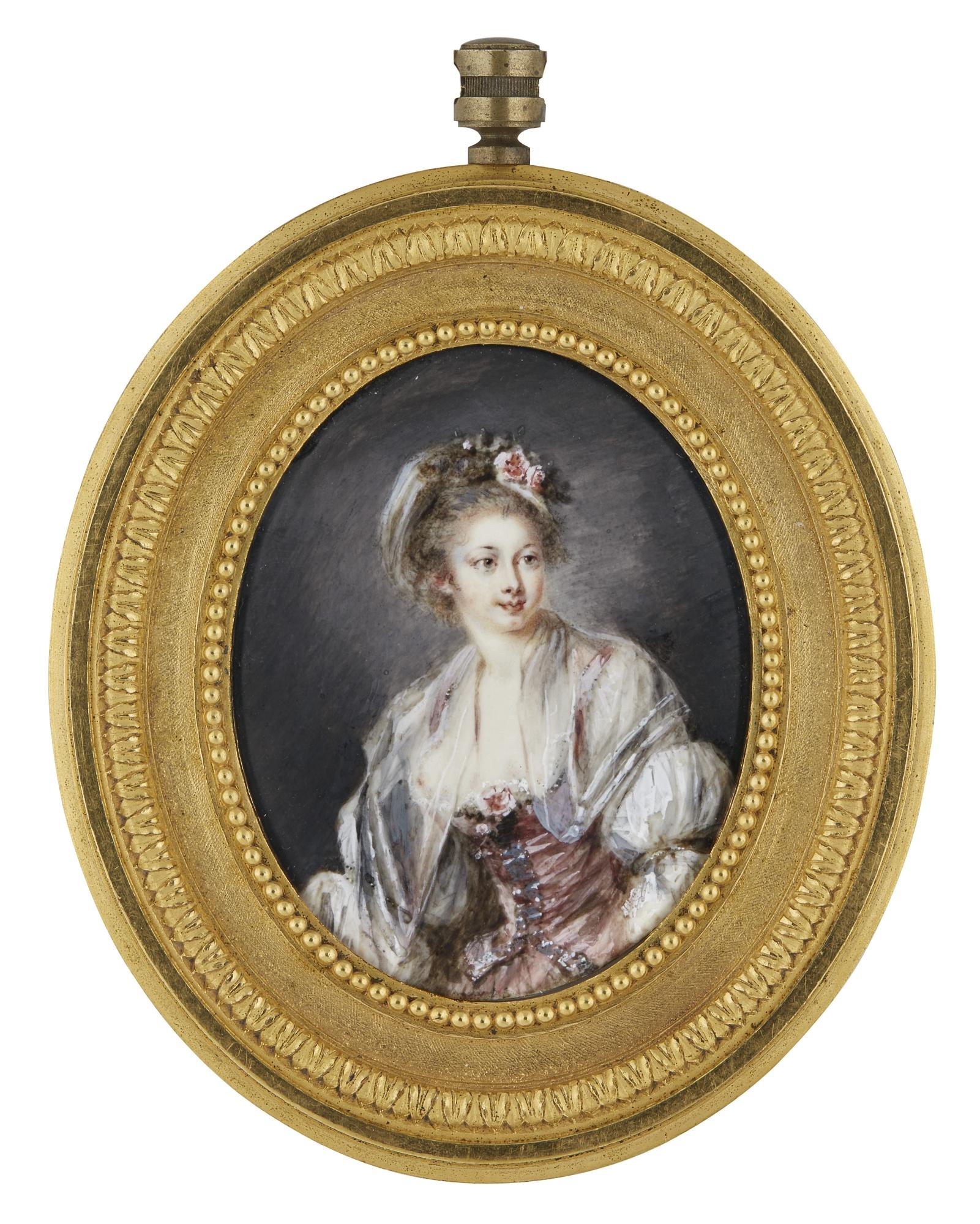 Pierre Adolphe Hall - Portrait Of A Lady, Circa 1785