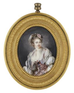Pierre Adolphe Hall - Portrait Of A Lady, Circa 1785