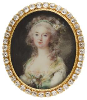 Pierre Adolphe Hall - Portrait Of A Lady, Traditionally Identified As Madame De Theis, Circa 1785