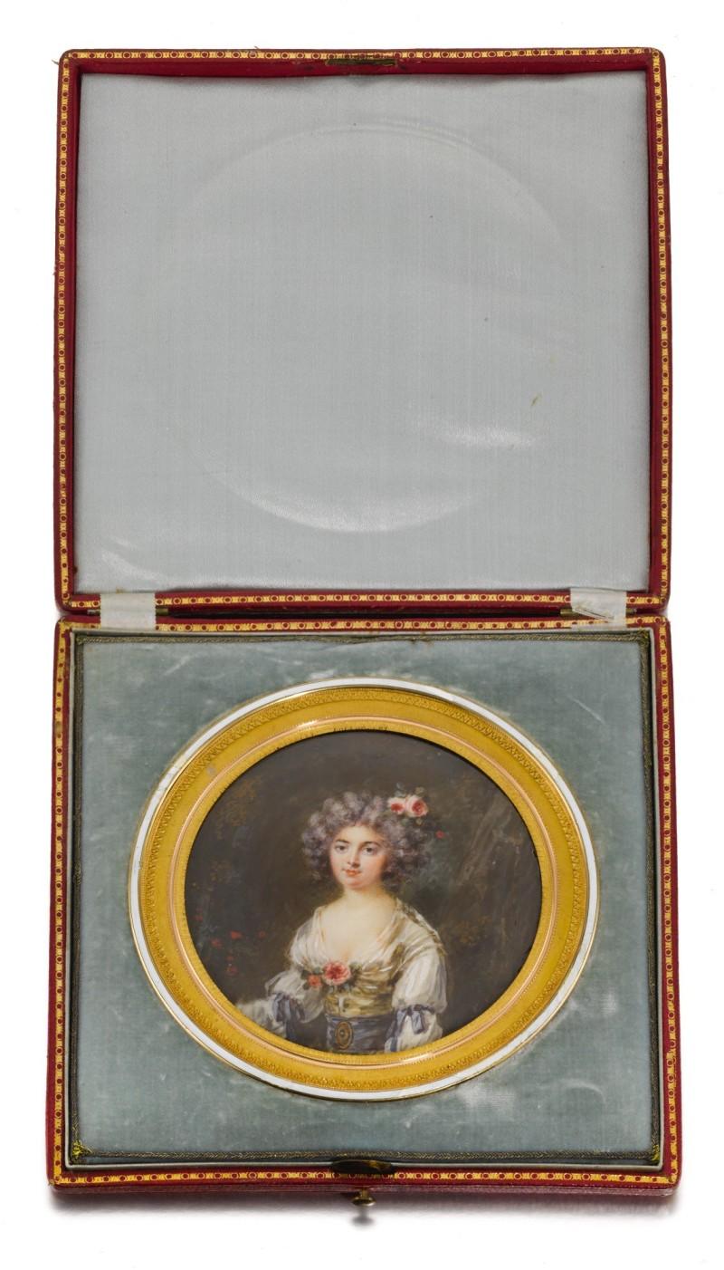 Pierre Adolphe Hall - Portrait Of A Lady, Traditionally Identified As The Marquise De Flavacourt