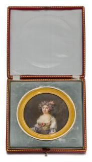 Pierre Adolphe Hall - Portrait Of A Lady, Traditionally Identified As The Marquise De Flavacourt