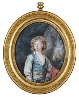 Pierre Adolphe Hall - Portrait Of A Young Boy, Traditionally Identified As Prince Joseph Poniatowski (1762-1813), Circa 1785