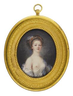 Pierre Adolphe Hall - Portrait Of A Young Lady, Circa 1785