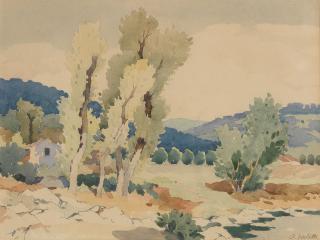 Pierre Adolphe Valette - French landscape