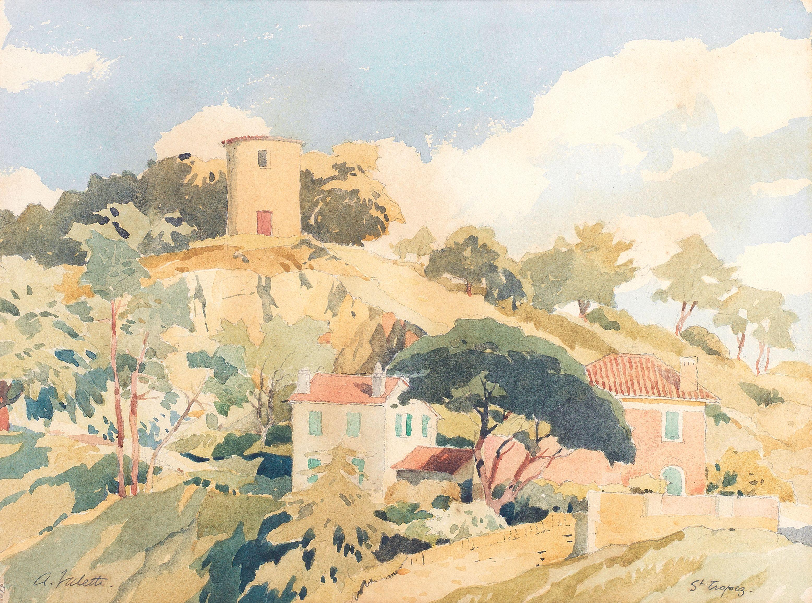 Pierre Adolphe Valette - St Tropez
